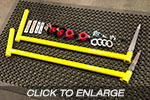 R33 / R34 GTR Racefab Chromoly Front and Rear Adjustable Blade Swaybar Kit